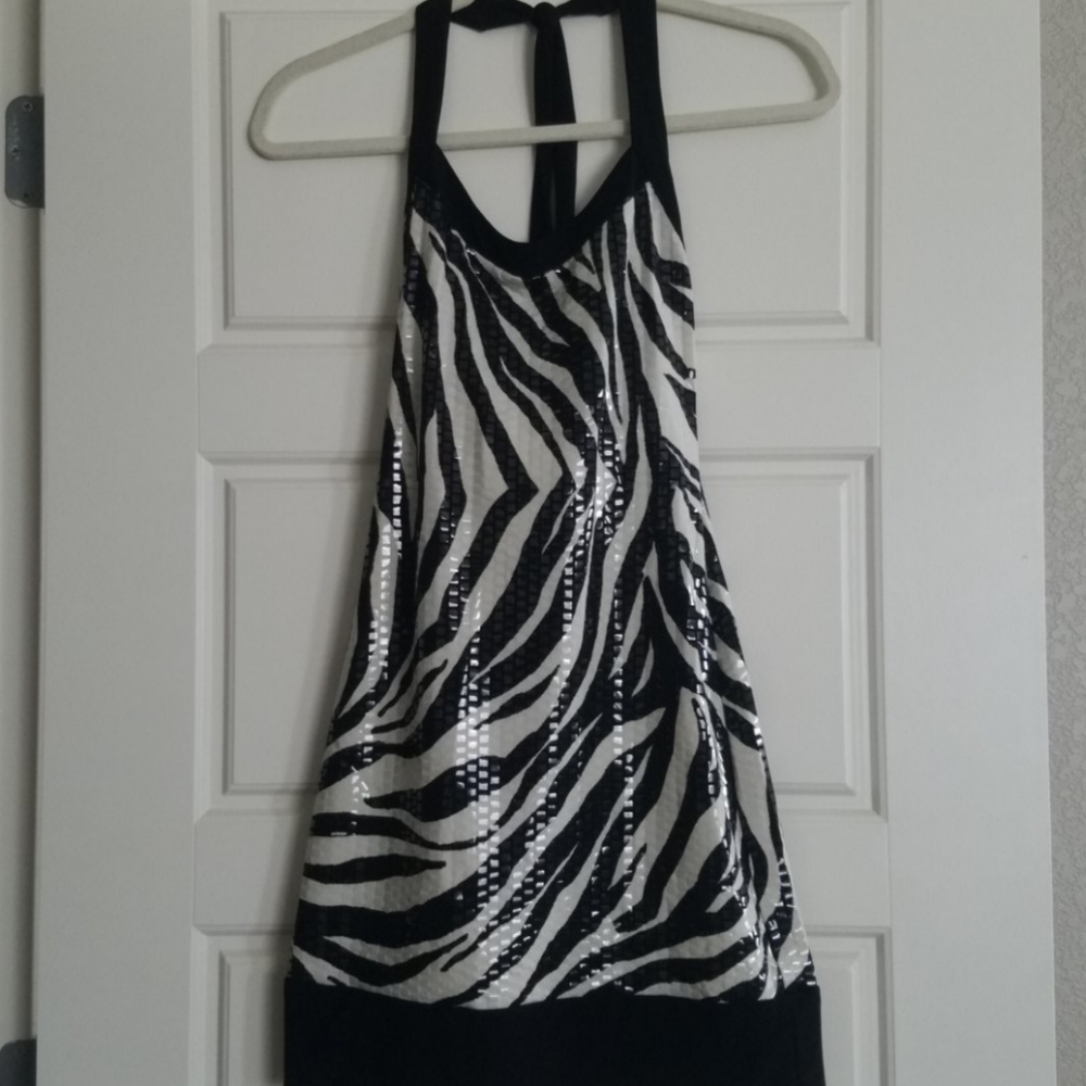 Halter top cocktail dress